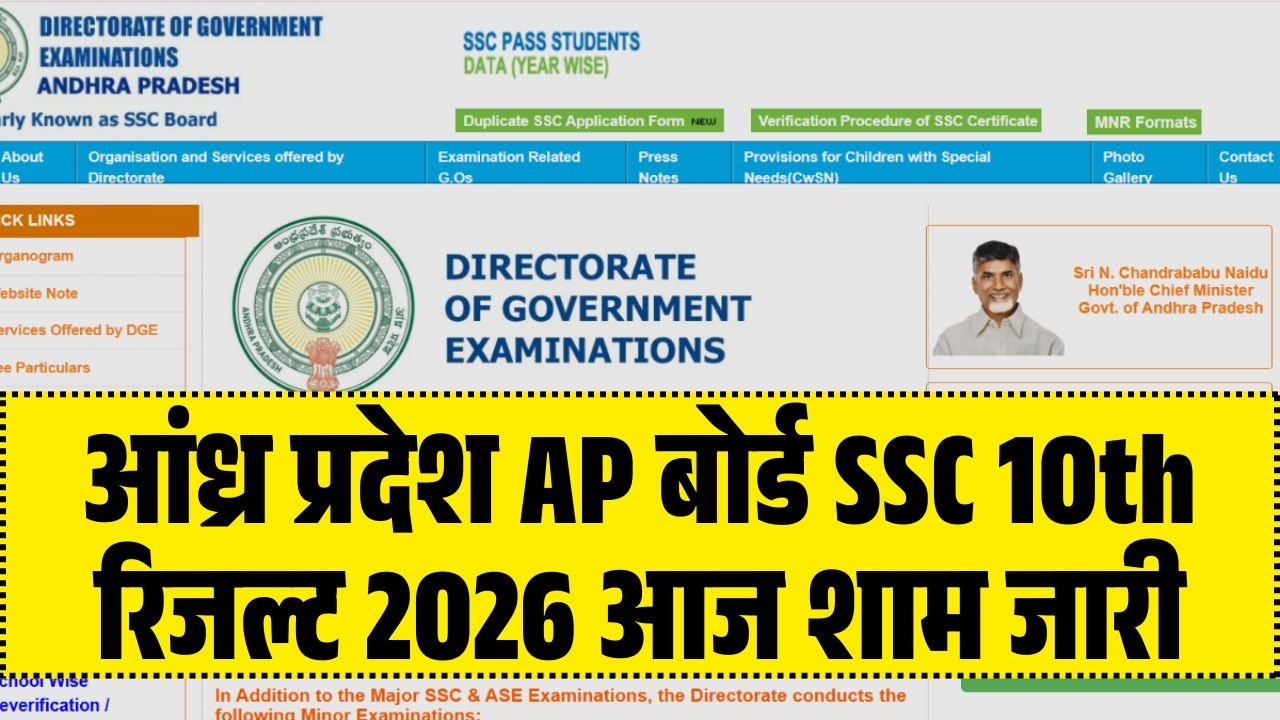 AP SSC 10th Board Result 2026
